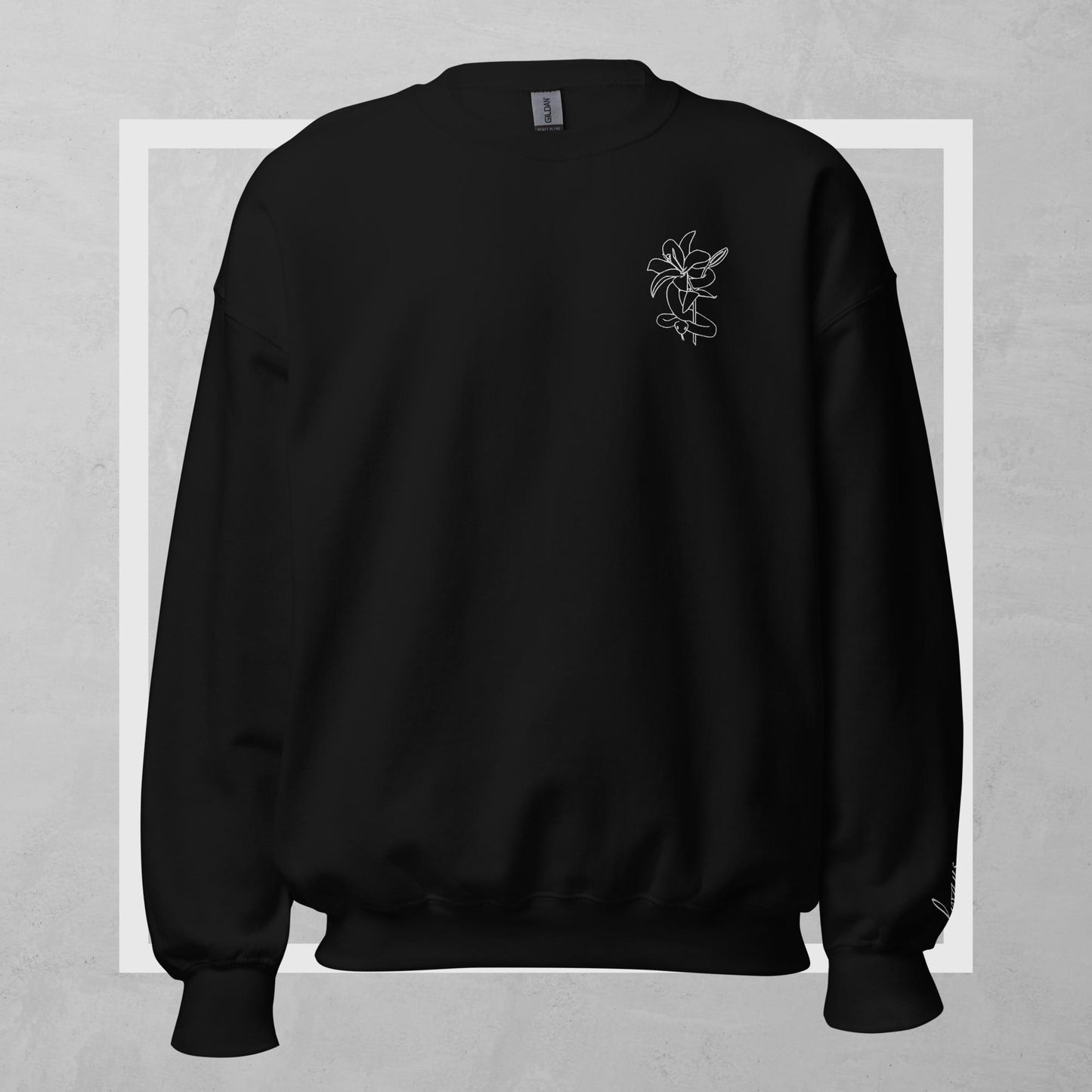 'Always' Embroidered Crewneck Sweatshirt