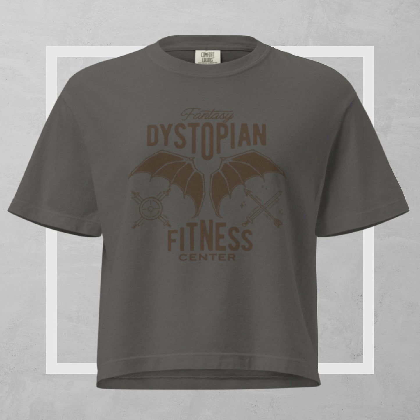 Fantasy Fitness Center Cropped Boxy Tee