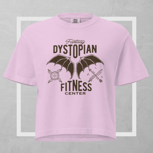 Fantasy Fitness Center Cropped Boxy Tee